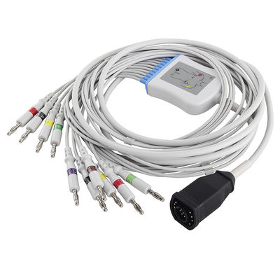 Zoll EKGケーブルE/Mのシリーズおよびリード線IEC 4.0のバナナのコネクター
