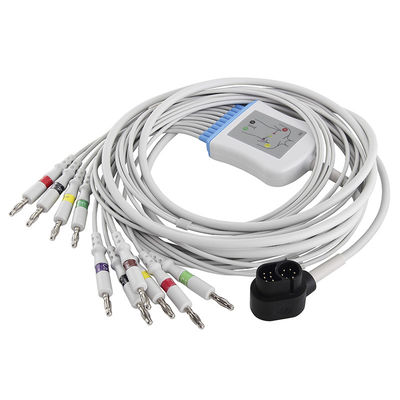 Welch Allyn Ecgケーブル モデル:1500 RE-PC-AHA-BAN ECGのケーブルおよびリード線IEC 4.0Banana