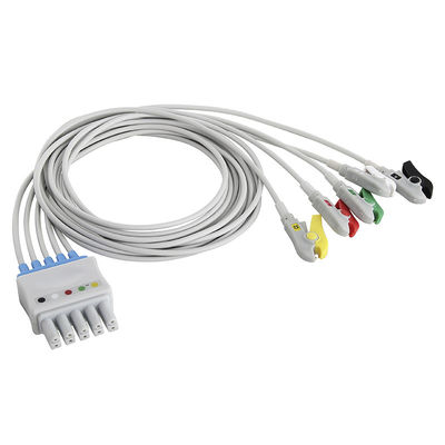 S-iemens ドラガー ECGリードワイヤー 5956359 MP03414 5 セット リードグリッバー クリップ 双 5 ピン接続器