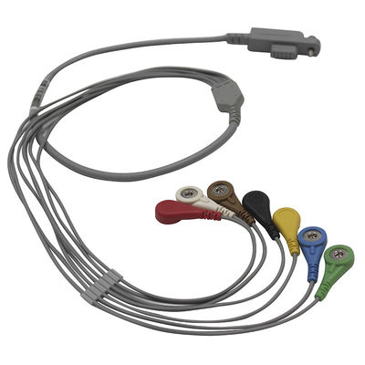 JincoMedの古いタイプHolter ECGのケーブルおよびリード線10の鉛IECのスナップ