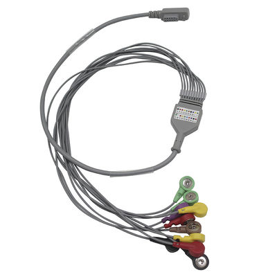 JincoMedの新型Holter ECGのケーブルおよびリード線10の鉛の忍耐強いモニター
