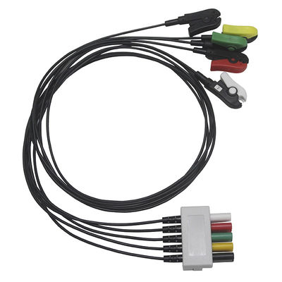 Mindray Radiao半透明なワイヤー5鉛のX線DのタイプECG Radiotranslucentのケーブルおよびリード線