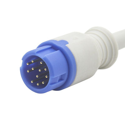 Anke ASC-553再使用可能なSpO2センサーのOxi-maxの技術12Pin大人指クリップSpO2調査