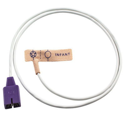 N-ellcor Oxi-max DB9 9pin MAX-N使い捨て可能なSpO2センサーPM10N NPB-3910の皮の伸縮織物の使い捨て可能なSpO2調査