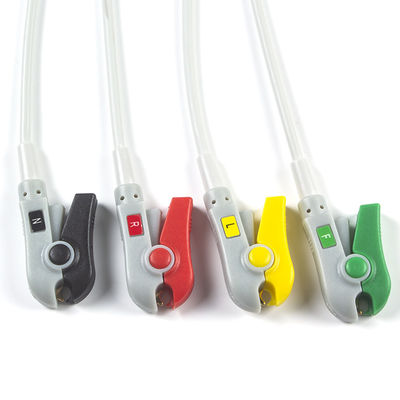 Corpuls 3 ECGケーブルおよびリード線4の鉛の肢IECは11pinコネクターECGケーブルを切る