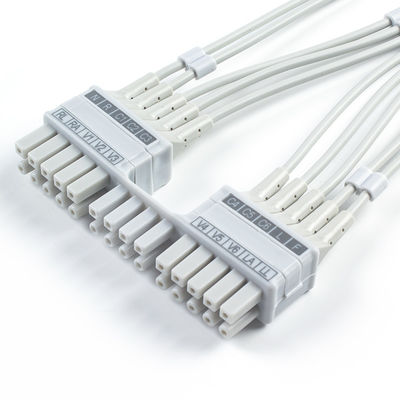 Mortara ECGのリード線9293-041-50の9293-046-60本のIEC 4.0のバナナEKGのリード線