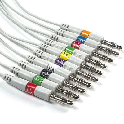 Welch Allyn RE-PC-AHA-BAN SE-PRO-600 EKGケーブルおよびリード線14 Pin IECのバナナ4.0