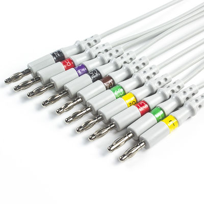 Welch Allyn RE-PC-AHA-BAN SE-PRO-600 EKGケーブルおよびリード線14 Pin IECのバナナ4.0