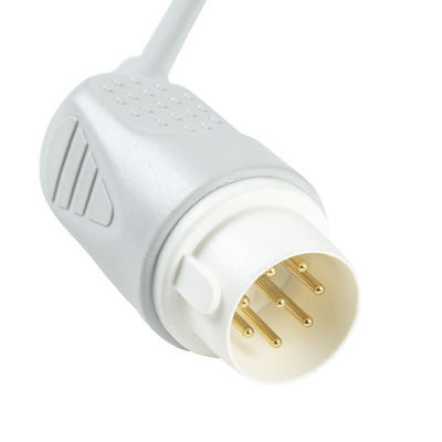 フィリップス8Pin ECGのケーブルおよびリード線3Lead M1735AのスナップECGケーブル