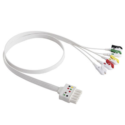 S-iemens ECGのリード線の使い捨て可能な5鉛ECGのケーブルおよびリード線