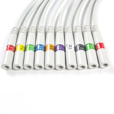ECGのアダプターのピグテールのアダプター9281-002-50 4mm ECGの電極のコネクターを止めるECGの部品のバナナ
