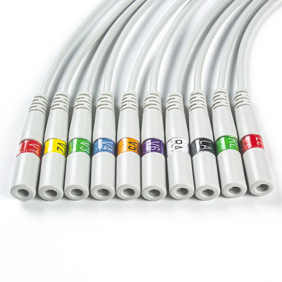ECGのアダプターのピグテールのアダプター9281-002-50 4mm ECGの電極のコネクターを止めるECGの部品のバナナ
