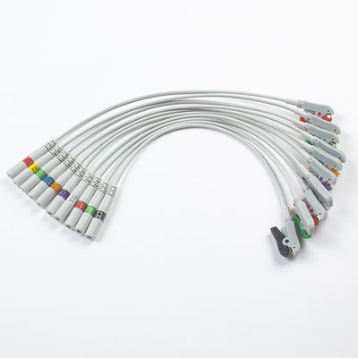 バナナのプラグ・アダプタへのECGの部品のピグテールのアダプター989803101701 40498E 4.00MM ECGのスナップ