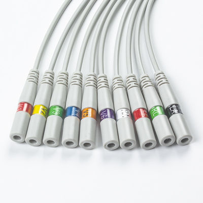 バナナのプラグ・アダプタへのECGの部品のピグテールのアダプター989803101701 40498E 4.00MM ECGのスナップ