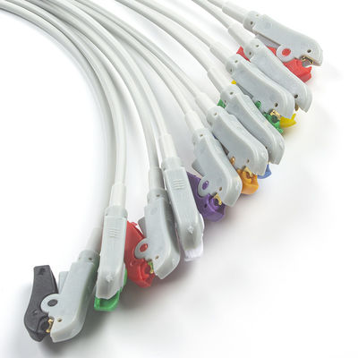 バナナのプラグ・アダプタへのECGの部品のピグテールのアダプター989803101701 40498E 4.00MM ECGのスナップ