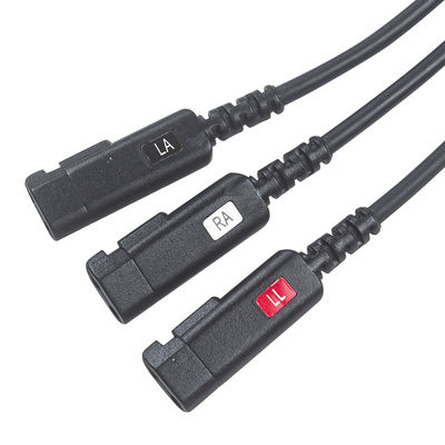 キヅタMRIのラジオの半透明なワイヤー3 5本の10本の鉛CONMEDフィリップスECG Radiotranslucentのリード線