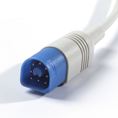 フィリップスM1196A再使用可能な大人指クリップSpO2センサーの長方形8Pin