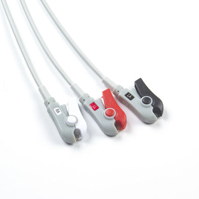アルテマ S&W 互換性直結ECGケーブルとリードワイヤ 3Lead AHA Grabber