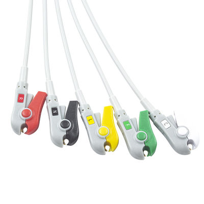 オムロン > コリン 互換性直結ECGケーブルとリードワイヤ 5Lead IEC Grabber