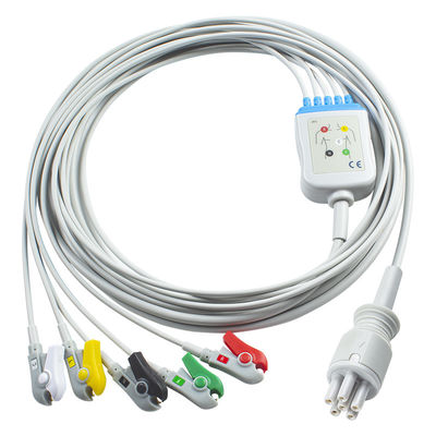 オムロン > コリン 互換性直結ECGケーブルとリードワイヤ 5Lead IEC Grabber