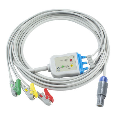 GEヘルスケア ビヴィッド 互換性直結ECGケーブルとリードワイヤー 3Lead IEC Grabber