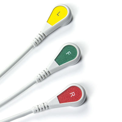シラー対応のECGケーブルとリードワイヤ 直接接続 3リード Iecスナップ