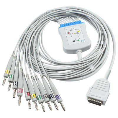 Mortara Burdick 直接接続心電図ケーブル 012-0844-01 Eclipse 400 Atria 3100 Premier IEC Banana 4.0 7704 EKG ケーブル 10 リード