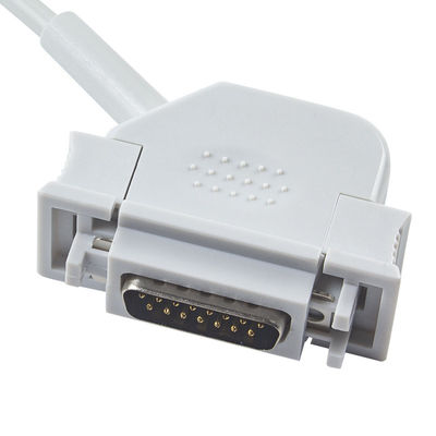 CardiosysのモニターEK36 EK403 EK4 EK413 EK43 EK512 EK53 EKG IECのバナナ4.0のコネクターのためのGE Hellige ECGケーブル