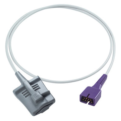 互換性のあるC-ovidien N-ellcor ショート SpO2センサー 大人のソフトチップ 1M