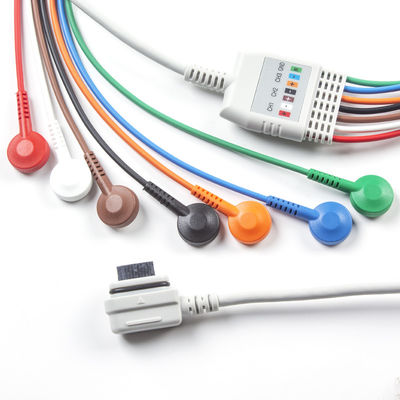 ECGケーブル 5Lead Holter GE Seer ECG 2008594-001 GE SEER LIGHTR に互換性のあるケーブル
