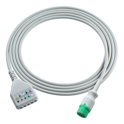 バイオライト 12ピン ECG トランクアダプターケーブル ECGケーブル ディンスタイル M7000 M8000A M8500 M9500 ECG拡張ケーブル