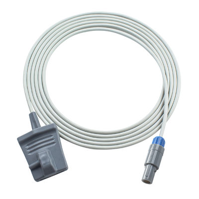互換Trismed 7000K 成人ソフトチップ 直射 SpO2センサー 3.0M 5Pin シングルノッチ デジタル技術