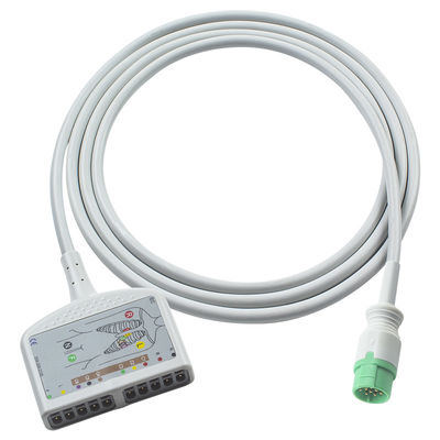 Mindray BeneHeart D6 ECG トランクケーブルと互換性MindrayデフィブリレーターIECのECG