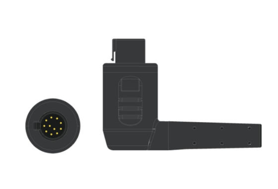 2.5m 5.0直径 互換性のある体 3 ECGケーブル 4Lead IEC Grabber for Patient End 患者の端のために