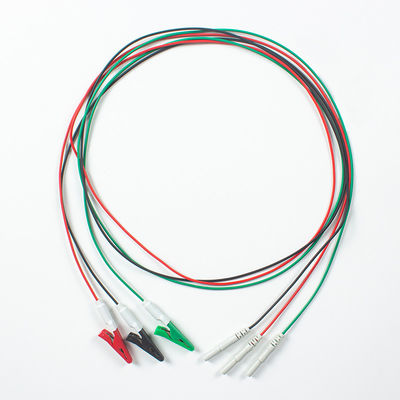 互換性のあるECGケーブルから動物DINタイプへ動物グレーバー3Lead