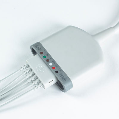マルチメッド 6 ポッド 患者ケーブル 3.5M 6Lead ECG と SpO2/温度/ECG 機能に対応する