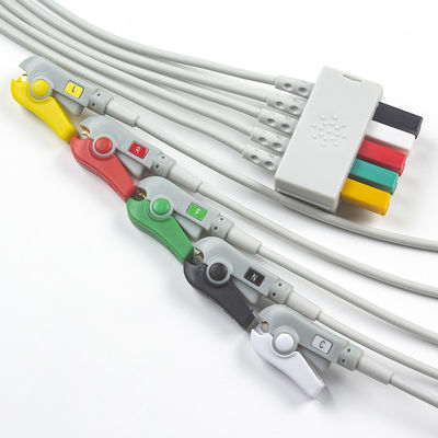 シメンス 患者用電球5 リード シメンス IEC グラバー エクジック リード 成人用または小児用 グレー色