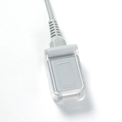 互換 Lepu 8Pin シングルノッチ DB9Pin SpO2拡張ケーブル 2.4M