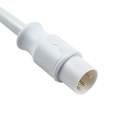 対応するエアシールド 3Pin 女性モノプラグ接続器 温度アダプターケーブル 3.0M 病院や医療機器用