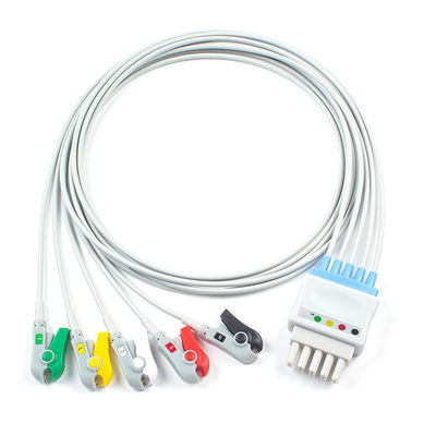 GEのDatex Ohmeda 545316 545318 2.0 5鉛ECG EKGの忍耐強いモニター ケーブル