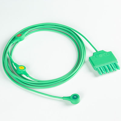 再利用可能なECGリードワイヤー ドラガー シメンス モノリード 3Lead IEC スナップ MS14555 ECGリードワイヤー
