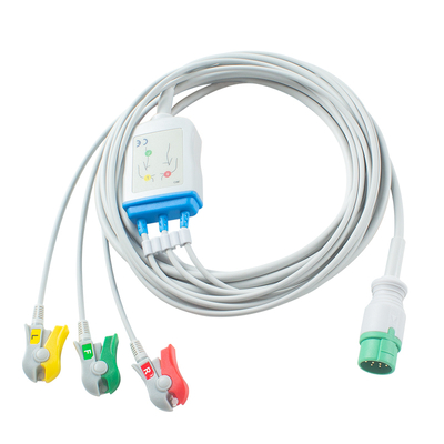Philips ECGケーブル 5 Lead 12Pin M1975A 成人の小児用