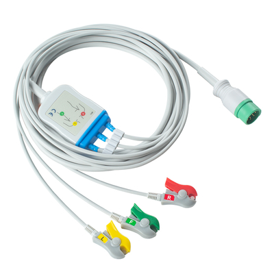 Philips ECGケーブル 5 Lead 12Pin M1975A 成人の小児用