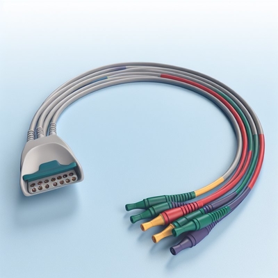 Philips ECGケーブル 5 Lead 12Pin M1975A 成人の小児用
