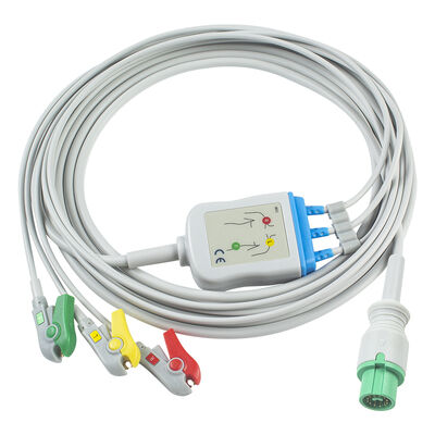 フクダ電子 0012-00-1192 ECG EKGケーブル 12ピン Expert Dynascope DS-5100 DS-5100E DS-5300W DS-5400 Dynascope DS-7001