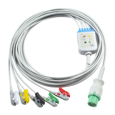 フクダ電子 0012-00-1192 ECG EKGケーブル 12ピン Expert Dynascope DS-5100 DS-5100E DS-5300W DS-5400 Dynascope DS-7001
