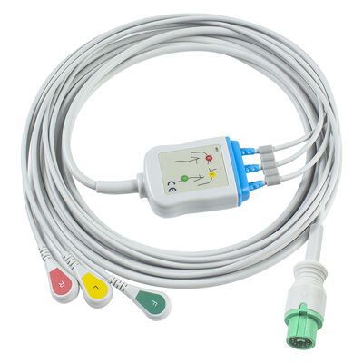 フクダ電子 0012-00-1192 ECG EKGケーブル 12ピン Expert Dynascope DS-5100 DS-5100E DS-5300W DS-5400 Dynascope DS-7001