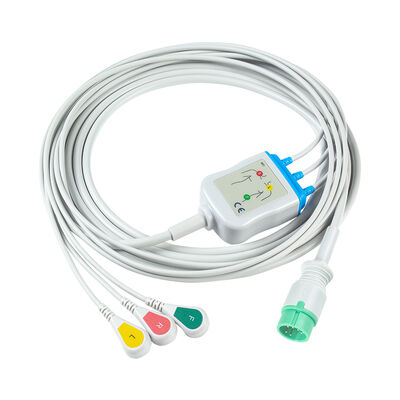MDK MED KB15A 6ピン ECG ケーブルおよびリード線