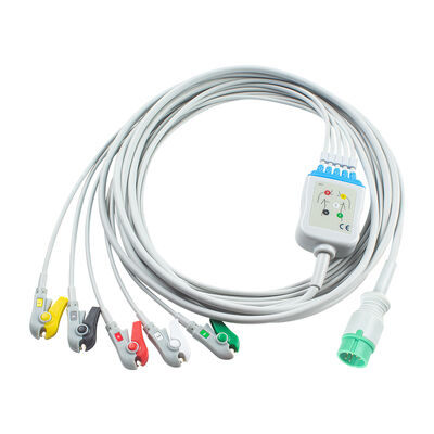 MDK MED KB15A 6ピン ECG ケーブルおよびリード線