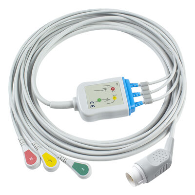 メンネン 900 1110 ホライゾン 2000 5200 ホライゾン 9000XL MR1200 1270 1280 1300 1380 1100 2100 2200 ECG EKG ケーブルおよびリード線 10ピン